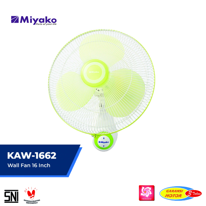 Miyako Wall Fan 16 inch - KAW1662